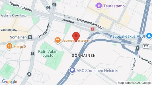 Apartments for rent i Helsinki Keskinen - kort over placeringen
