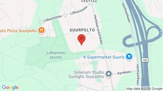 Apartments for rent i Espoo - kort over placeringen