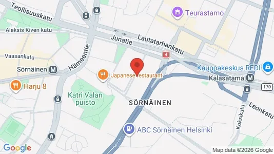 Apartments for rent i Helsinki Keskinen - kort over placeringen