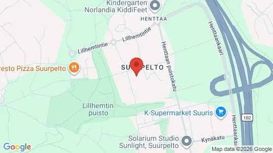 Apartments for rent i Espoo - kort over placeringen