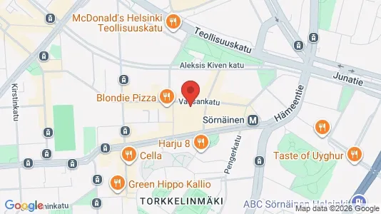 Apartments for rent i Helsinki Keskinen - kort over placeringen