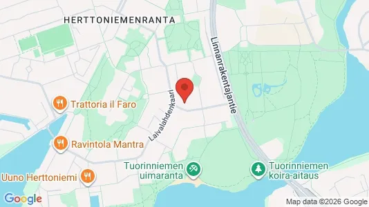Apartments for rent i Helsinki Kaakkoinen - kort over placeringen