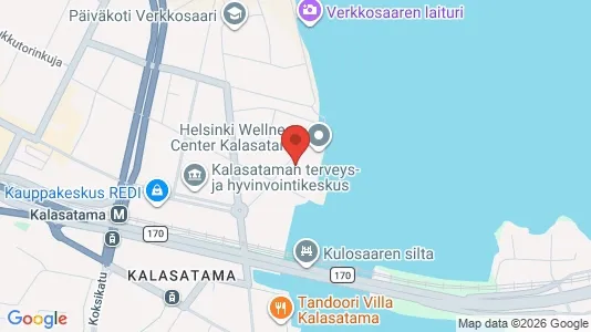 Apartments for rent i Helsinki Keskinen - kort over placeringen