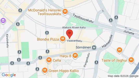 Apartments for rent i Helsinki Keskinen - kort over placeringen