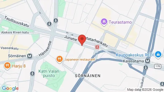 Apartments for rent i Helsinki Keskinen - kort over placeringen