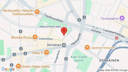 Apartments for rent i Helsinki Keskinen - kort over placeringen