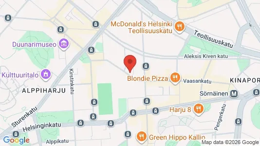 Rooms for rent i Helsinki Keskinen - kort over placeringen