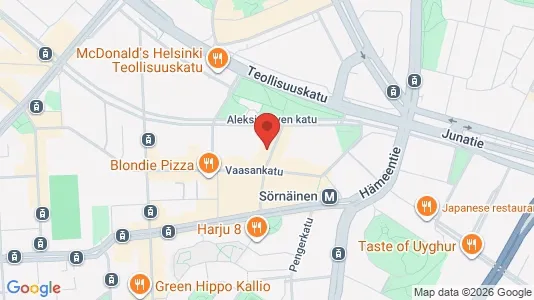 Apartments for rent i Helsinki Keskinen - kort over placeringen