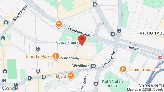 Apartments for rent i Helsinki Keskinen - kort over placeringen