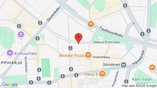 Apartments for rent i Helsinki Keskinen - kort over placeringen