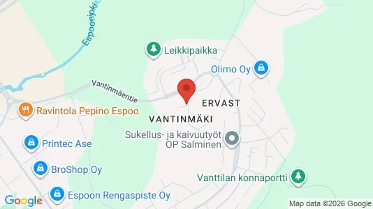 Apartments for rent i Espoo - kort over placeringen