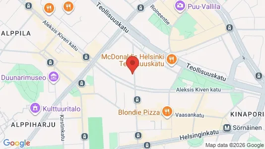 Apartments for rent i Helsinki Keskinen - kort over placeringen