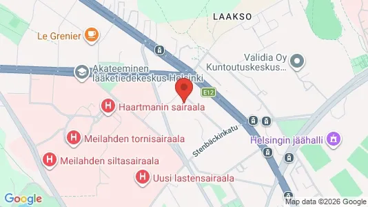 Apartments for rent i Helsinki Eteläinen - kort over placeringen
