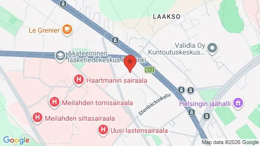 Apartments for rent i Helsinki Eteläinen - kort over placeringen