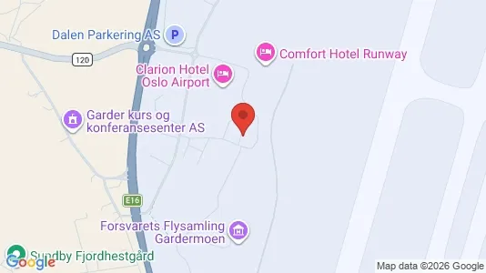Apartments for rent i Ullensaker - kort over placeringen