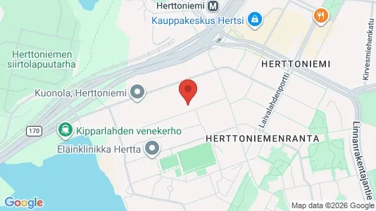 Apartments for rent i Helsinki Kaakkoinen - kort over placeringen