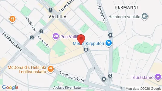 Apartments for rent i Helsinki Keskinen - kort over placeringen