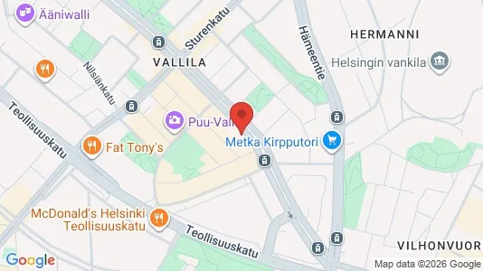 Apartments for rent i Helsinki Keskinen - kort over placeringen