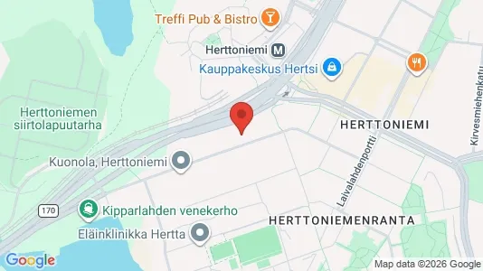 Apartments for rent i Helsinki Kaakkoinen - kort over placeringen