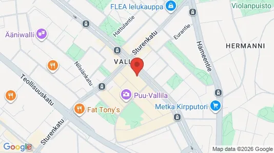 Apartments for rent i Helsinki Keskinen - kort over placeringen