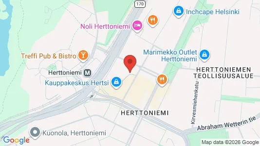 Apartments for rent i Helsinki Kaakkoinen - kort over placeringen