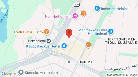 Apartments for rent i Helsinki Itäinen - kort over placeringen