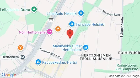 Apartments for rent i Helsinki Itäinen - kort over placeringen