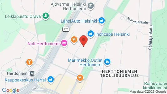 Apartments for rent i Helsinki Kaakkoinen - kort over placeringen