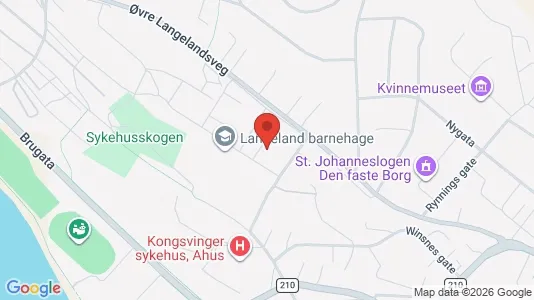 Rooms for rent i Kongsvinger - kort over placeringen