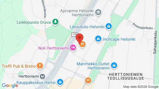Apartments for rent i Helsinki Kaakkoinen - kort over placeringen