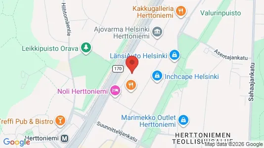 Apartments for rent i Helsinki Kaakkoinen - kort over placeringen