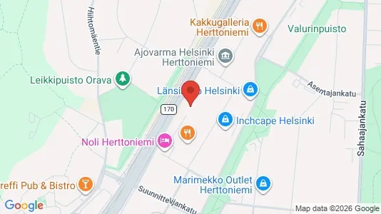 Apartments for rent i Helsinki Kaakkoinen - kort over placeringen