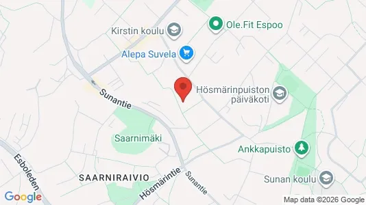 Apartments for rent i Espoo - kort over placeringen