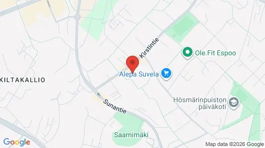 Apartments for rent i Espoo - kort over placeringen