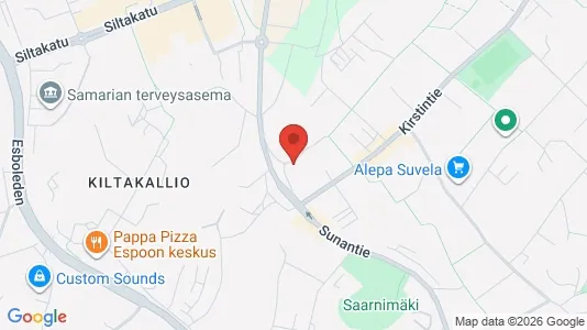 Apartments for rent i Espoo - kort over placeringen