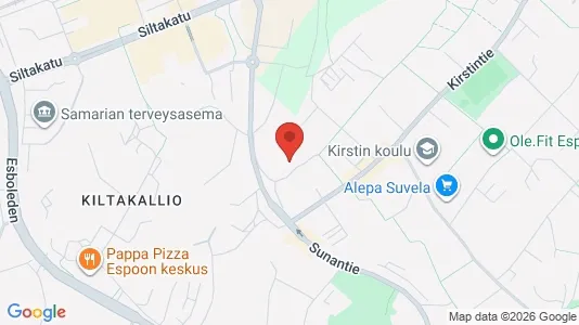Apartments for rent i Espoo - kort over placeringen