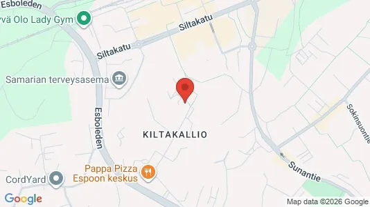 Apartments for rent i Espoo - kort over placeringen