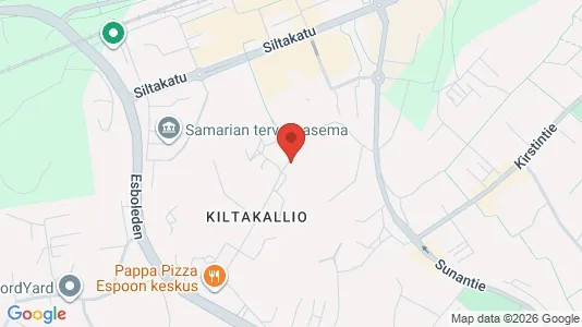 Apartments for rent i Espoo - kort over placeringen