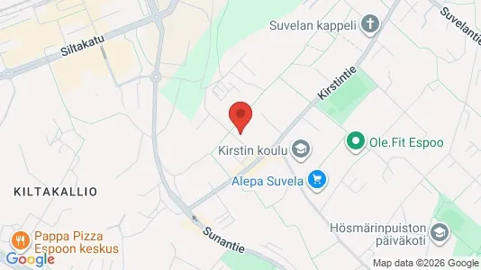 Apartments for rent i Espoo - kort over placeringen