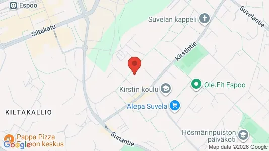 Apartments for rent i Espoo - kort over placeringen