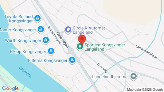 Apartments for rent i Kongsvinger - kort over placeringen