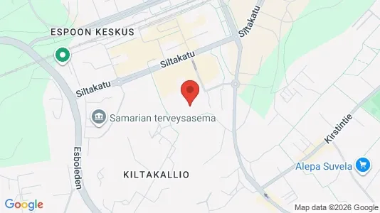 Apartments for rent i Espoo - kort over placeringen
