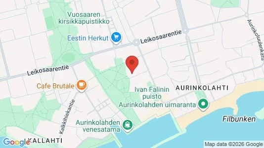 Apartments for rent i Helsinki Itäinen - kort over placeringen
