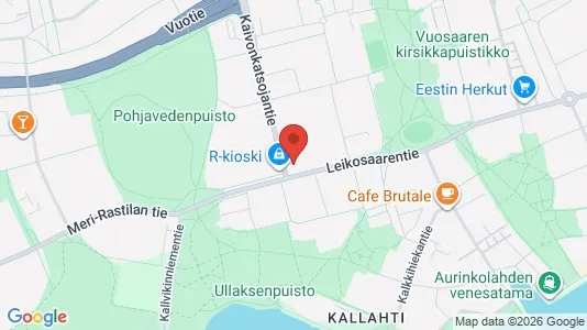 Apartments for rent i Helsinki Itäinen - kort over placeringen
