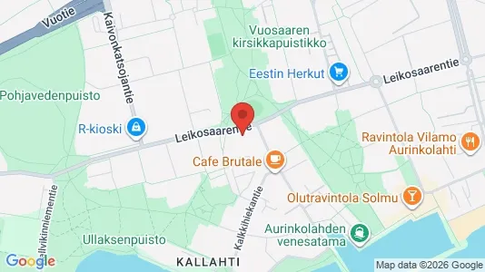 Apartments for rent i Helsinki Itäinen - kort over placeringen