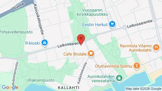 Apartments for rent i Helsinki Itäinen - kort over placeringen