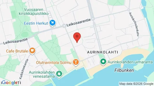 Apartments for rent i Helsinki Itäinen - kort over placeringen
