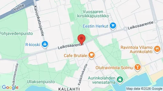 Apartments for rent i Helsinki Itäinen - kort over placeringen
