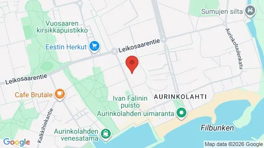 Apartments for rent i Helsinki Itäinen - kort over placeringen