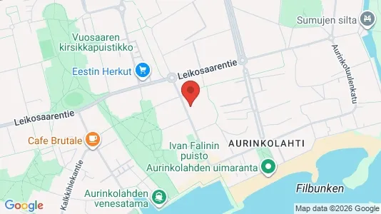 Apartments for rent i Helsinki Itäinen - kort over placeringen
